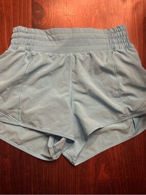 lululemon athletica Pale Blue Athletic Running Shorts